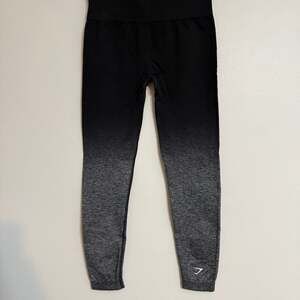 Gymshark Adapt Ombre Seamless Leggings Black Grey